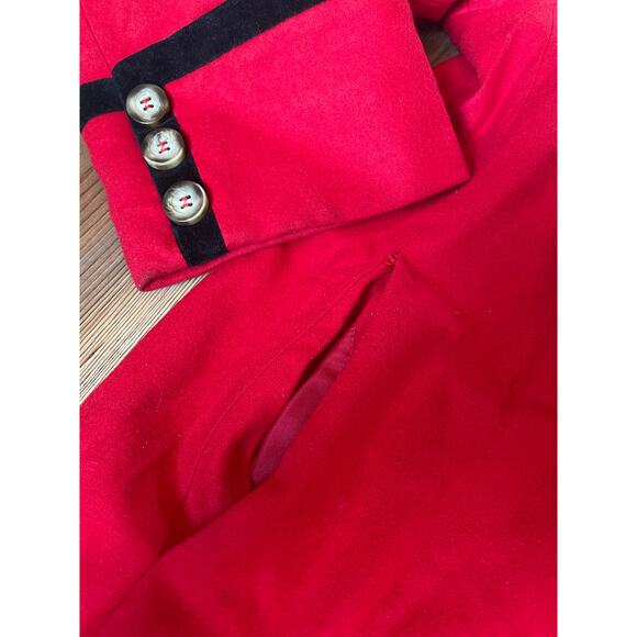 Vintage Red Wool Coat - Picture 7 of 7